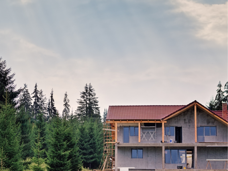 Dom pośród zieleni